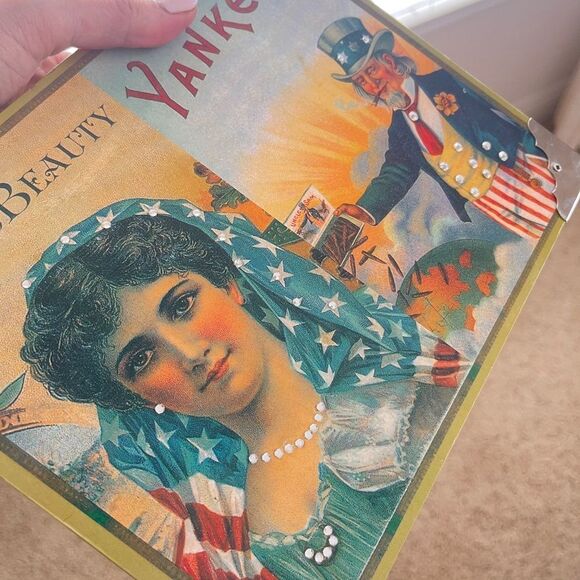 Vintage Cigar Box Purse Gently Loved- EVC - Picture 2 of 12